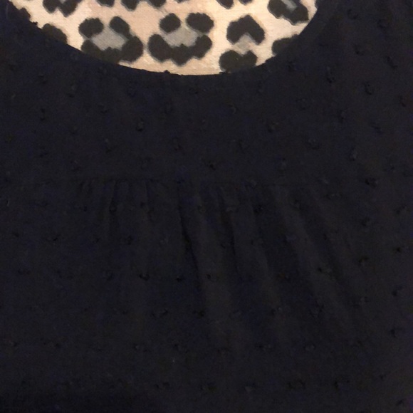 Anthropologie Maeve Deep Navy Top - Picture 2 of 9